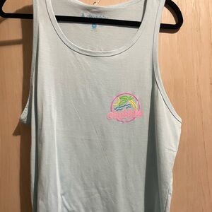 Chubbies Blue Graphic Tank